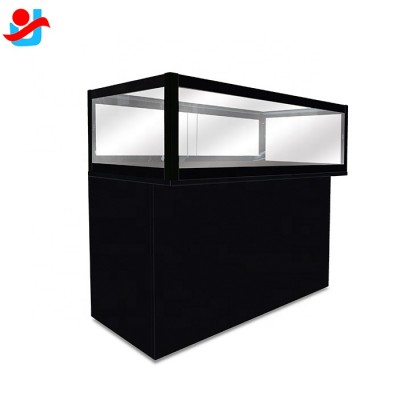 Black customized cell phone display counter/mobile phone display showcase/counter