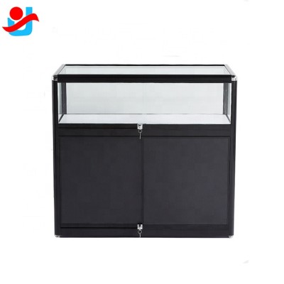 furniture glass display cellphone shop counter design for mobile phone counter display