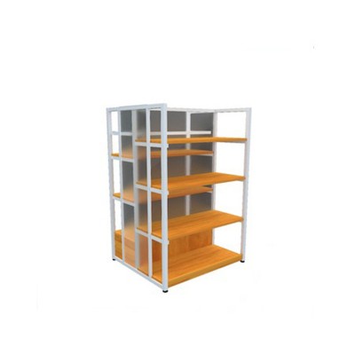 BREAD DISPLAY RACK / 5 SHELF / LIGHT WOOD