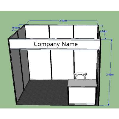 3x3/ 20x20/3x6/ 10x10  exhibition booth for  trade show